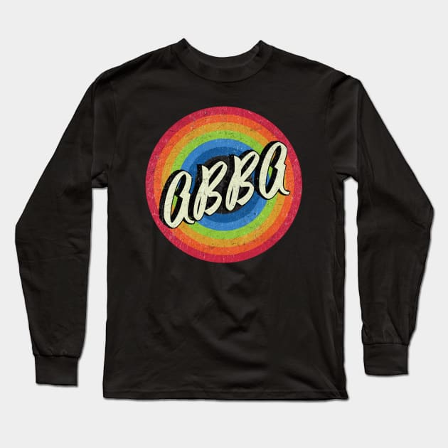 Vintage Style - ABBA Long Sleeve T-Shirt by henryshifter